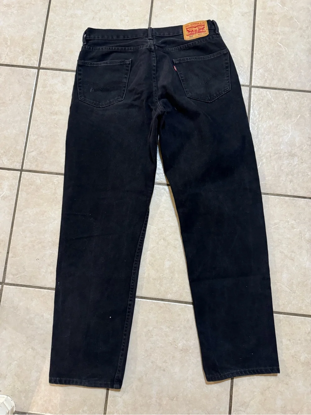 Levi's Black Straight Men's Jeans